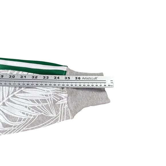 Current Elliott Breck Sweatshirt & Sweatpant Women’s 0 Gray Tropic Palm New - Picture 14 of 15